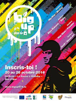 BIG UP DAN LE O 2014 - Affiche