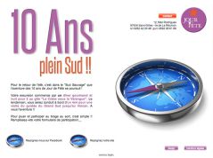 JOUR DE FETE - 10 Ans - Invitation