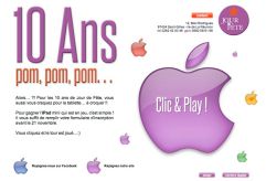 JOUR DE FETE - 10 Ans - Invitation